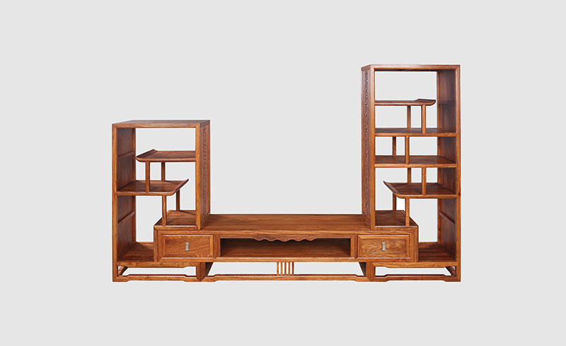禹州中式装饰厅柜组合家具效果图